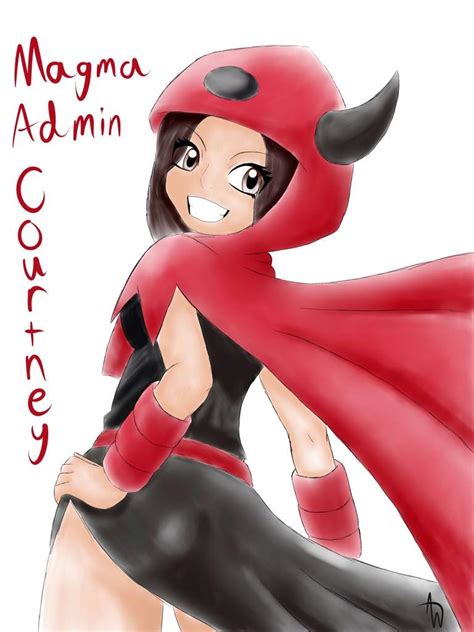Drew Magma Admin Courtney Pokémon Amino