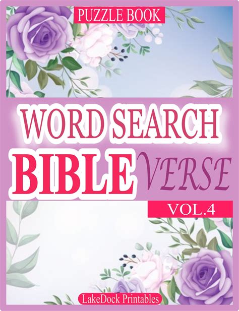Word Search Bible Verse Vol 4 25 Puzzles For Seniors And Etsy France