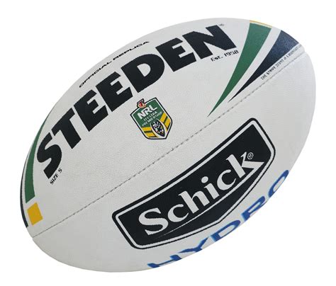 Get the best deals on nrl & rugby league balls. Steeden Hydro Replica NRL Rugby League Full Size 5 Large ...