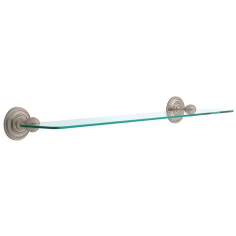 24 towel bar 3 pc combo 18 towel bar 3 pc combo 24 towel bar 4 pc combo 18 towel bar 4 pc combo 24 towel bar. Delta Greenwich 5.4 in. W Glass Bathroom Shelf in Brushed ...