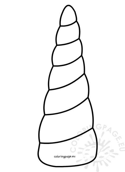 Image result for unicorn horn template | Cuernos de unicornio, Moldes