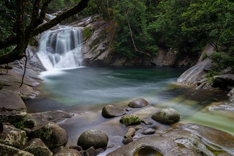 Cascade Creek Flow Landscape Long Exposure Nature Outdoors River Rocks Stream Water