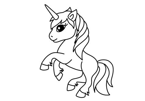 How To Draw A Unicorn 4 EASY Steps Design Bundles