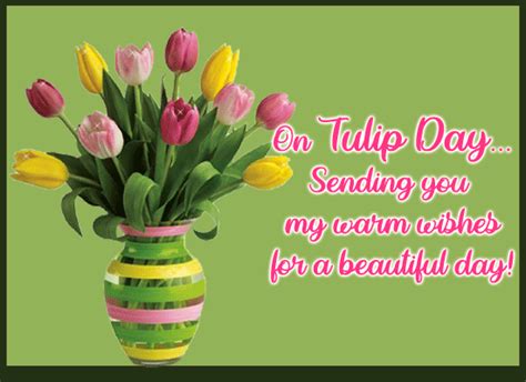 Beautiful Tulips Free Tulip Day Ecards Greeting Cards 123 Greetings