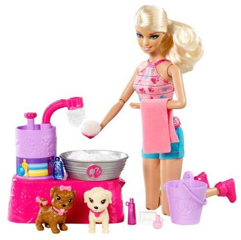 Barbie Suds And Hugs Pups Playset Barbie Doll Accessories Barbie Doll Set Barbie Playsets