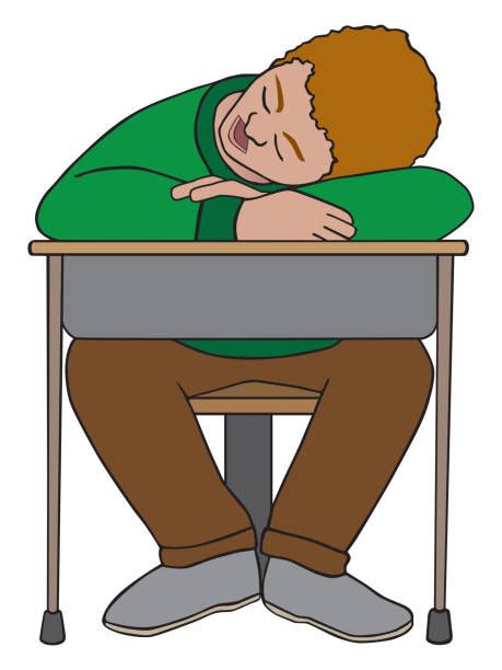 Asleep On Desk Cartoons Illustrations Royalty Free Vector Graphics And Clip Art Istock