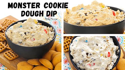 Monster Cookie Dough Dip Monsterifically Delicious Dip Nerdy Mamma