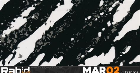 Marble Black Clear And Grey Hydrographics Film 100cm Rabid