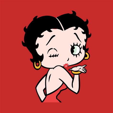 Betty Boop Kiss Color Betty Boop Kiss Wink Color Tapestry Teepublic