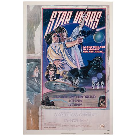 Star Wars Original 1977 Uk Quad Style C Oscars Film Film Poster
