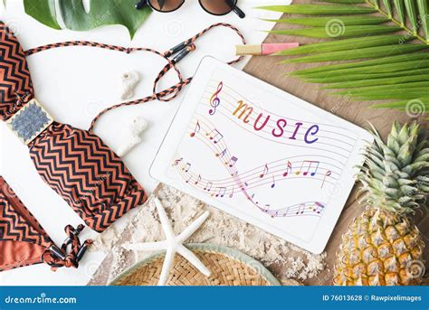 Music Note Art Of Sound Instrumental Concept Stock Photo Image Of