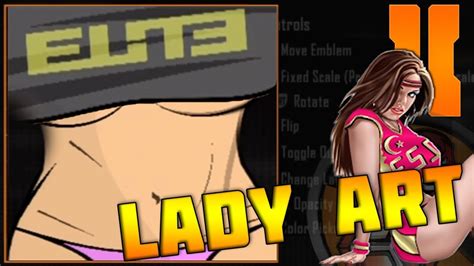 Cod Black Ops 3 Bo2 Advanced Warfare Epic Lady Art Emblem Tutorial Youtube