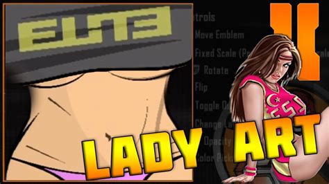 Cod Black Ops 3 Bo2 Advanced Warfare Epic Lady Art Emblem