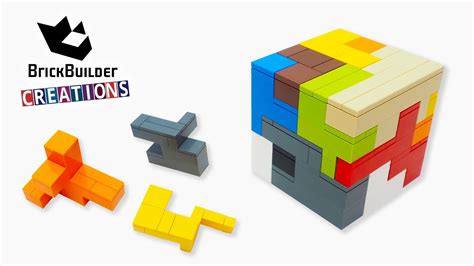 Lego Moc 3d Puzzle Cube 148pcs Brick Builder Creations Youtube