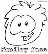 Face Smiley Coloring Pages Colorings Funny Template sketch template