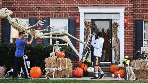 How A 12 Foot Skeleton Became The Hottest Halloween Decoration Around