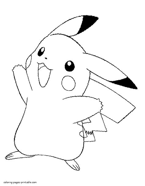 Pokemon Go Poke Party Pokemon Coloring Pages Pikachu Coloring Page