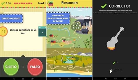 Instruciones del juego cierto o falso / usuario: Cierto o falso, un juego Android e iOS para demostrar cuánto sabes