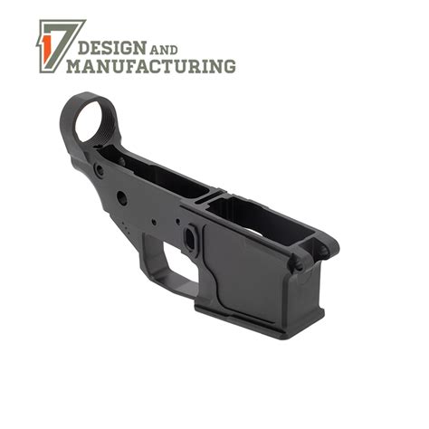 17 Design And Manufacturing Billet Ar 15 Stripped Lower Anodized Black