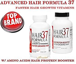 Reading hair growth supplement labels can help you choose a formula with the most amino acids in it. Amazon.com : Faster Hair Growth Vitamins ADVANCED HF37 ...