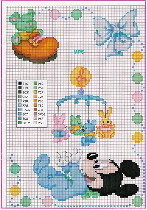 Mickey Baby Disney Cross Stitch Patterns Disney Cross Stitch Cross