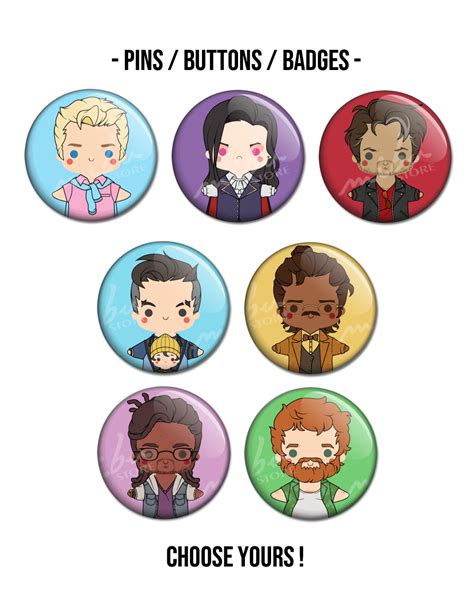 Mibustore Ddadds Pins Buttons Badges