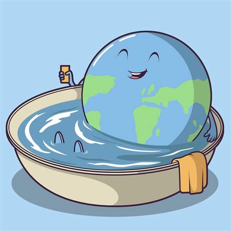 Premium Vector Earth Cooling Down Illustration
