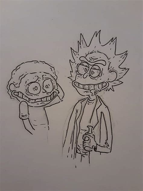 Rick And Morty Doodle Cartoon Amino