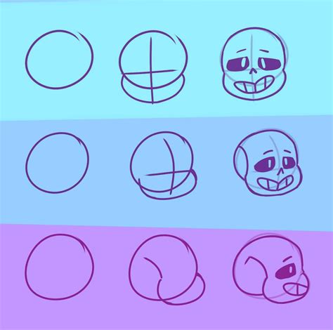 Learn How To Draw Sans From Undertale Undertale Step