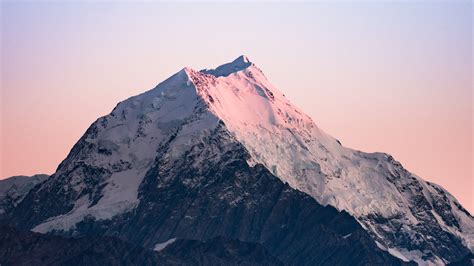 Glacier Mountains Wallpaper 4k New Zealand Snow Covered