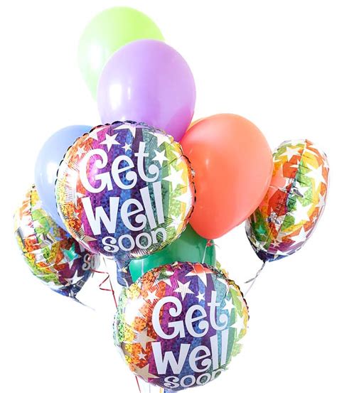 Get well soon flowers gift. Get Well Balloons Bouquet at From You Flowers
