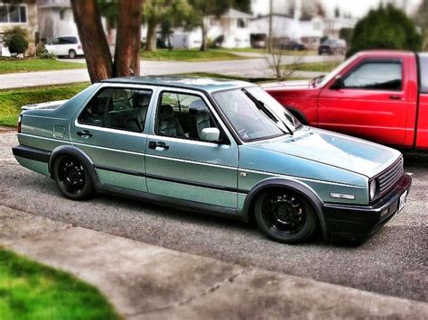 Slammed Vw Jetta Mk2 Daily Driver Jetta Mk2 Pinterest Pavement