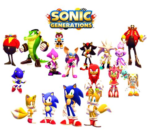 Sonic Generations Characters By 9029561 On Deviantart