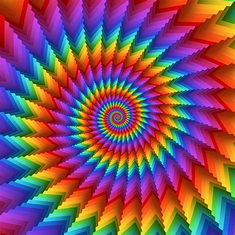 Spiral is currently free to support remote learning. eQuilter Rainbow Fractal Spiral - 43" x 44" PANEL ...