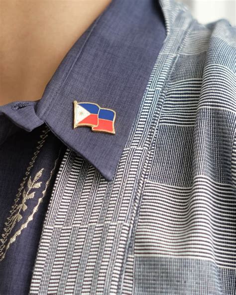 Philippine Flag Enamel Pin Narra Studio