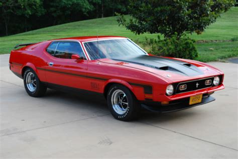 1971 Ford Mustang Mach 1 429 Cobra Jet Four Speed For Sale Photos