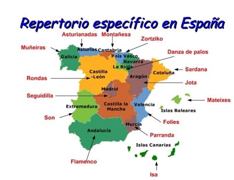 Enseñanza De La Geografía Mapa De España España