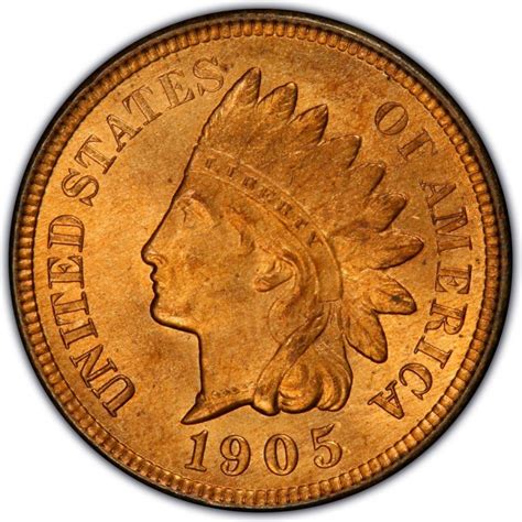 1905 Indian Head Pennies Values And Prices Past Sales