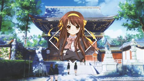 Anime Anime Girls Picture In Picture The Melancholy Of Haruhi