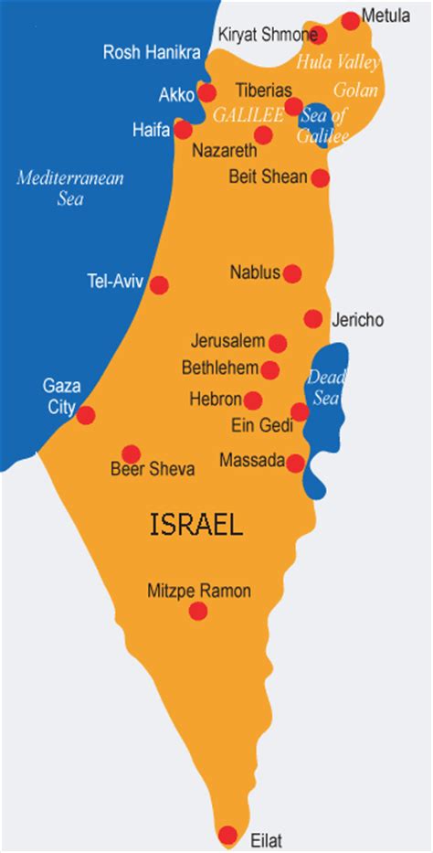 Maps Map Israel