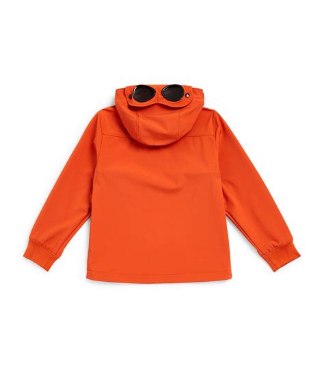 Cp Company Kids Orange Shell R Goggle Jacket 4 14 Years Harrods Uk