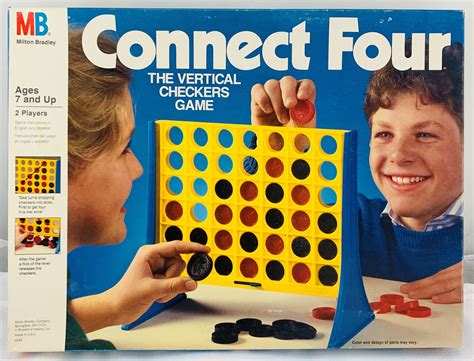 Connect Four Game 1986 Milton Bradley Great Condition