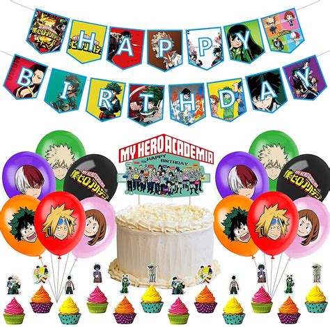 Buy My Hero Academia Balloon Decoration Set Birthday Decoration