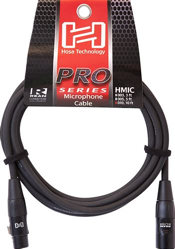 Best Buy Hosa Technology Pro 25 Microphone Cable Black Hmic 025