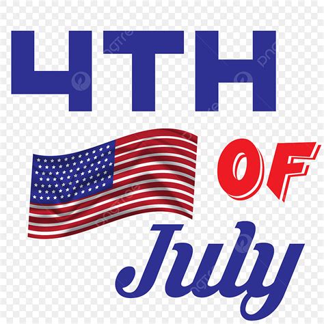Happy Th Of July Clipart Transparent Background Th Of July Cutie Design Th Of July Svg