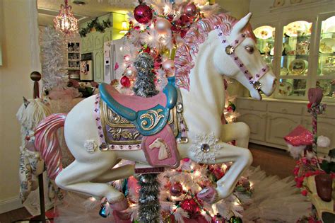 Pennys Vintage Home Carousel Horse Christmas Tree