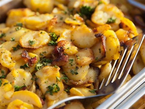 Skillet Squash And Potatoes Recipe