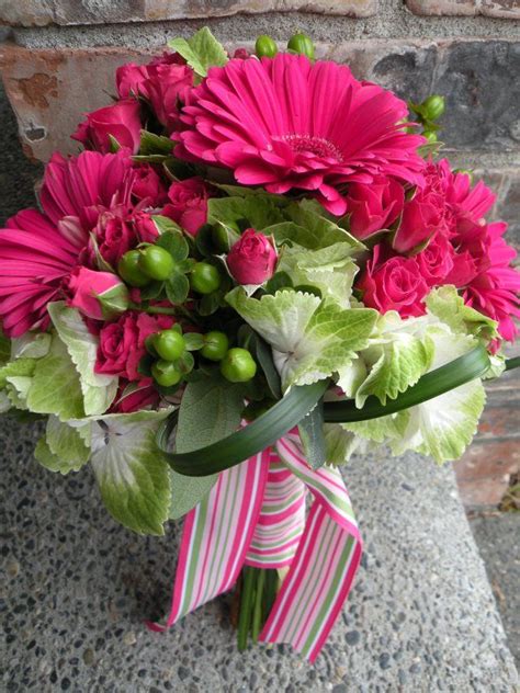 Gerbera bridal bouquet gerbera daisy wedding pink gerbera pink bouquet bride bouquets wedding flowers daisies bouquet wedding pins wedding ideas. gerbera daisy centerpieces - Google Search | Gerbera ...