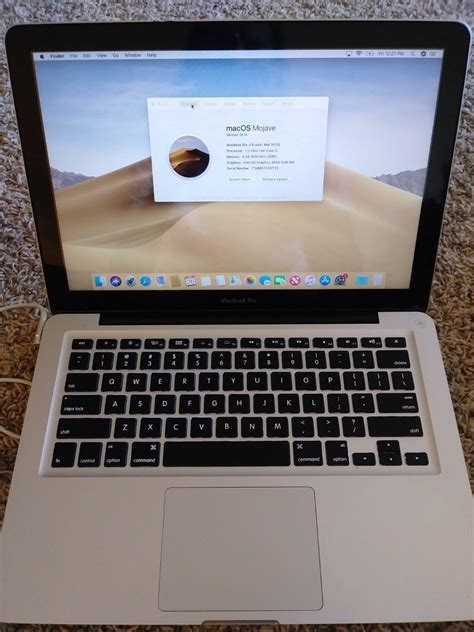 Apple Macbook Pro A1278 133 Laptop Core I5 2012 750gb Hdd Apple