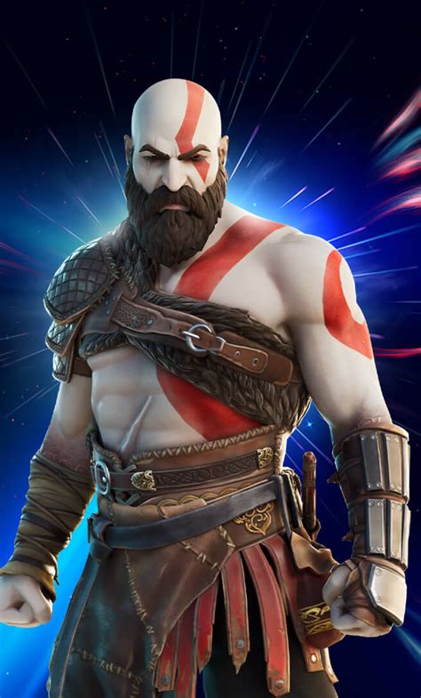 1280x2120 Resolution Kratos Fortnite X God Of War Ps5 Iphone 6 Plus